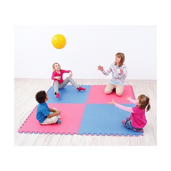 4 poufs en mousse - Motifs animaux de la ferme 4 poufs en mousse - Motifs animaux de la ferme