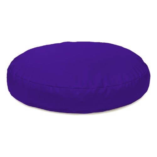 Grand coussin rond coloré