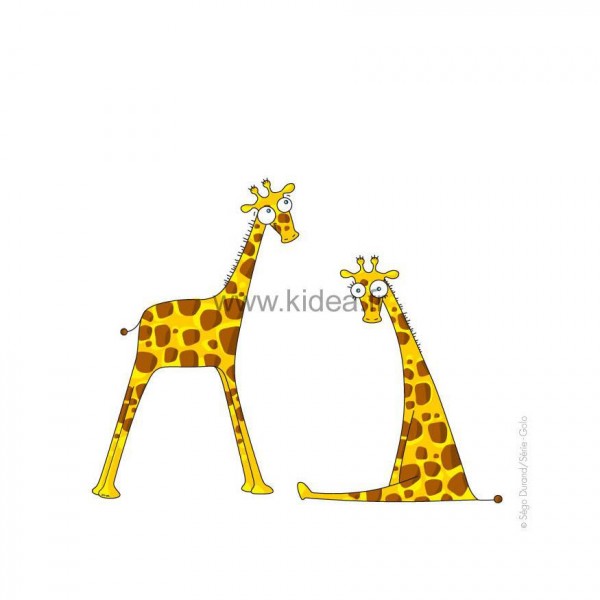 Sticker Messieurs les Girafons