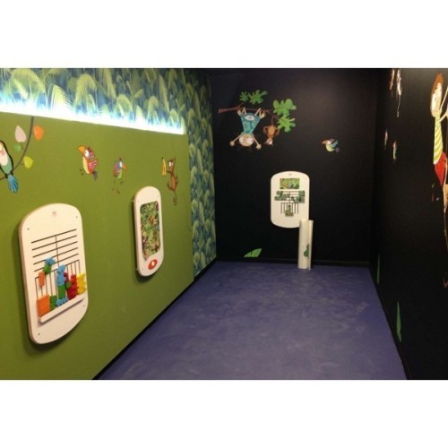 Panneau activité espace enfant restaurant - Jeu de l’Oie Rio