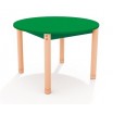 Table ronde colorée - de 40 à 58 cm