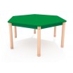 Table trapèze colorée
