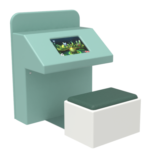 Panneau avec miroir et jeu de manipulation