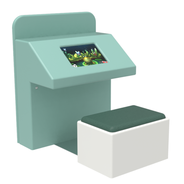 Panneau avec miroir et jeu de manipulation Panneau avec miroir et jeu de manipulation
