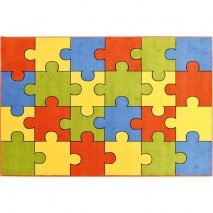 Tapis de regroupement rectangle puzzle