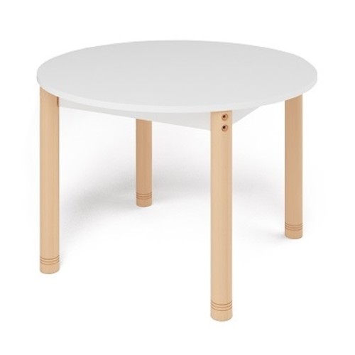 Table ronde colorée crèche