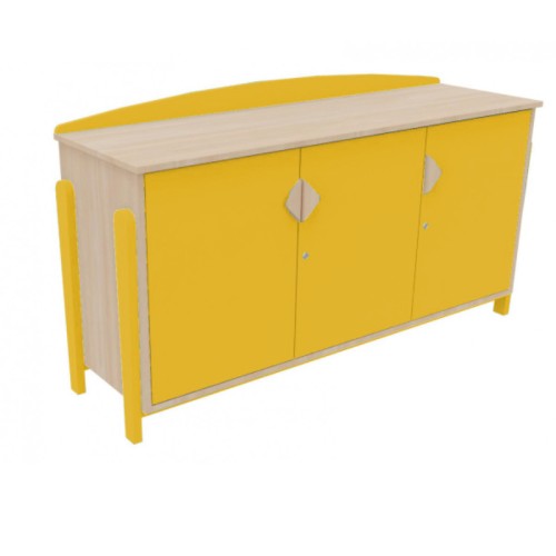 Armoire basse salle de classe avec clef