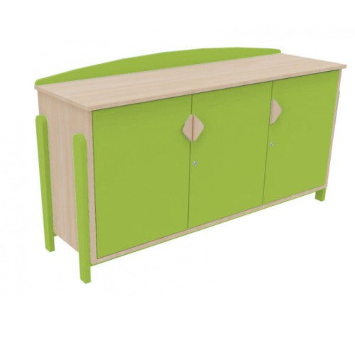 Armoire basse 3 portes crèche