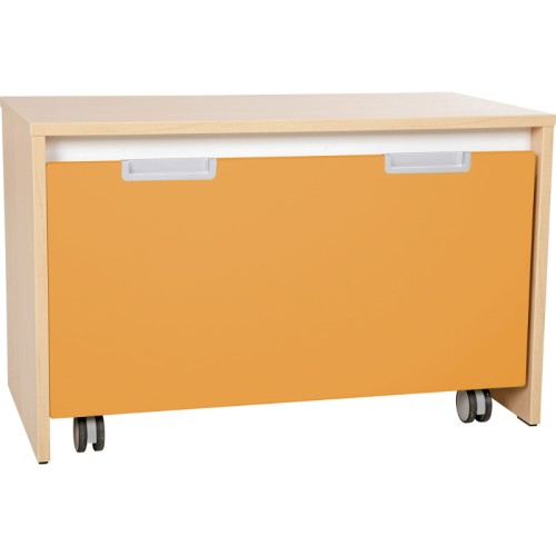 Banc avec grand bac mobile