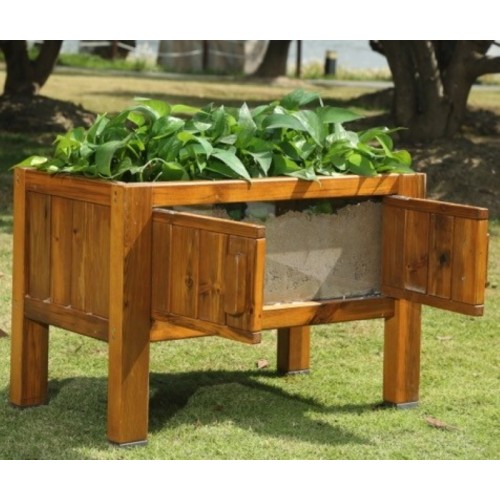 Jardinière pédagogique avec fenêtre