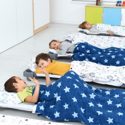Lot de 3 - Couverture polaire enfant collectivité