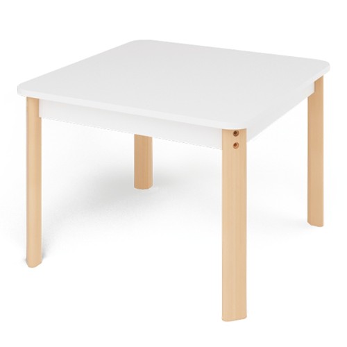 Table collectivité enfant blanche