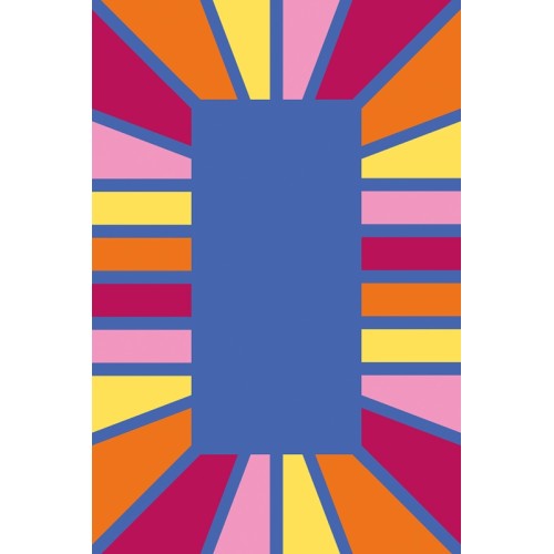 Tapis rectangle coloré coin regroupement