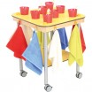 Table crèche école porte gobelets et serviettes