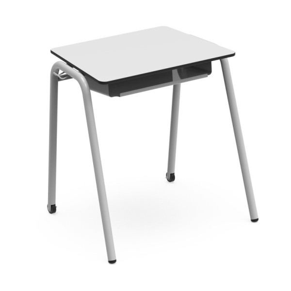 Tabouret carré à roulettes pour crèche : Devis sur Techni-Contact