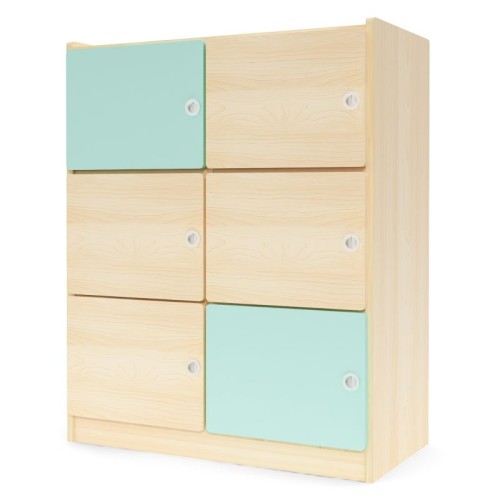 Armoire rangement 6 casiers