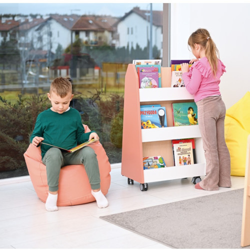 Bibliothèque sur roulettes
