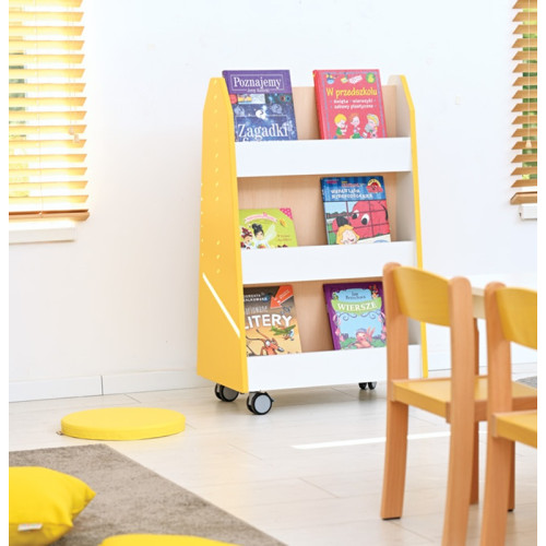 Bibliothèque sur roulettes