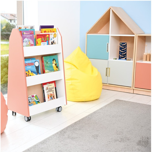 Bibliothèque sur roulettes