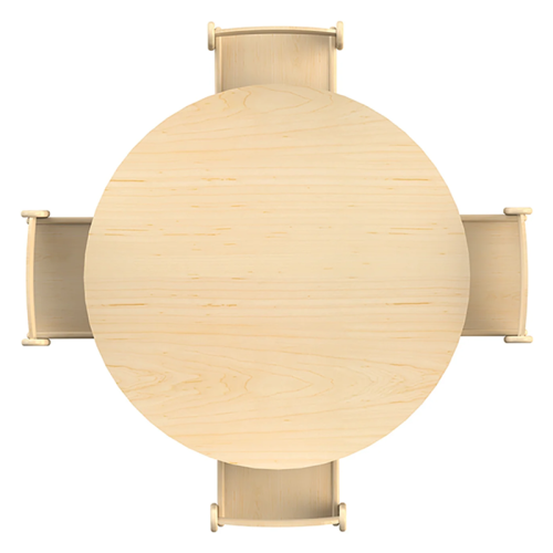 Table maternelle Millhouse ronde