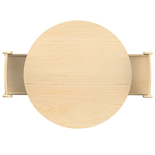Table enfant ronde reglable en hauteur - T00 à T2