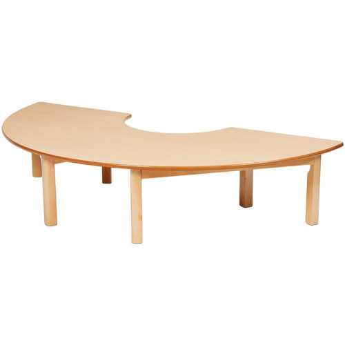 Table repas et activité petite enfance demi-lune