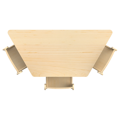 Table trapézoïdale hauteur réglable de T00 à T2