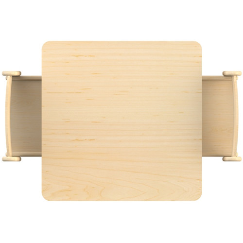 Petite table carré réglable Millhouse