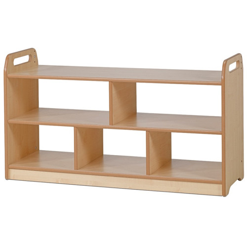 Meuble Montessori rangement casiers
