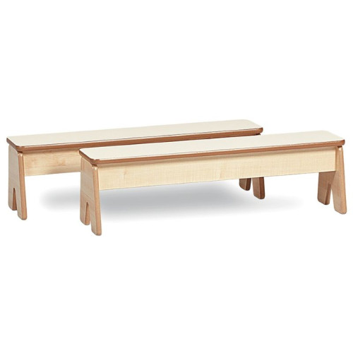 Lot de 2 bancs enfant bois T1
