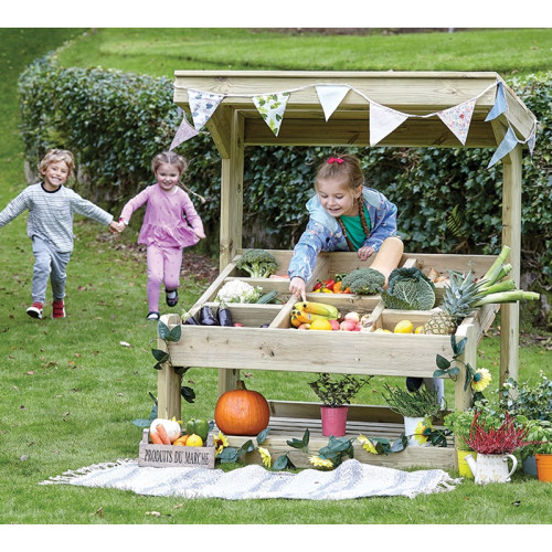 Jeu marchand espace enfant extérieur