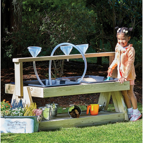 Meuble de jeu eau et sable pour extérieur