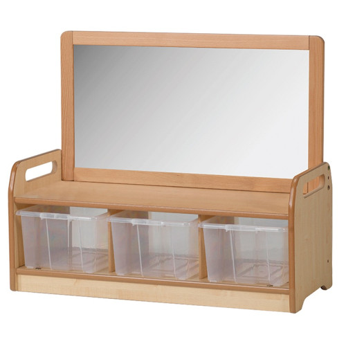 Meuble rangement avec tableau blanc ou miroir