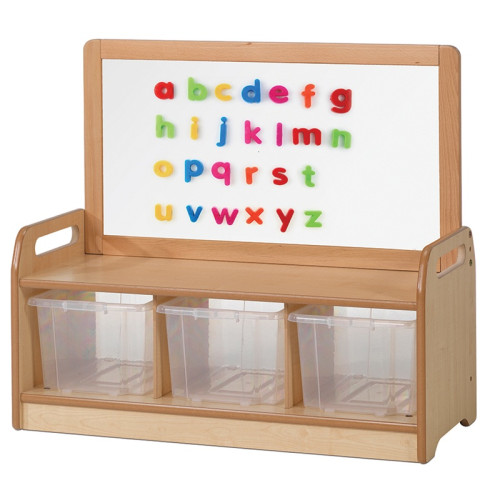 Meuble rangement avec tableau blanc ou miroir