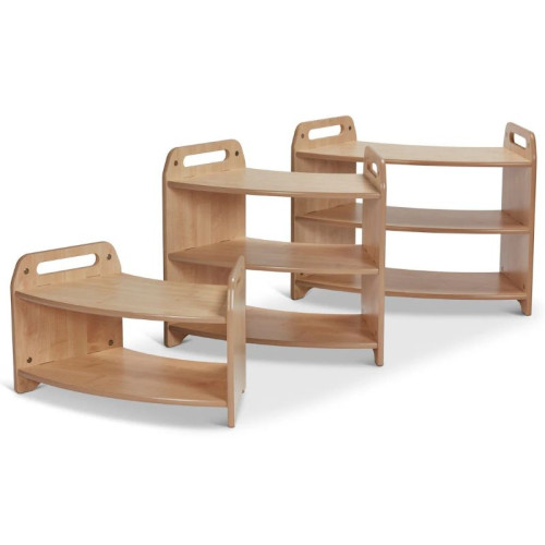 Large meuble Montessori ouvert 45° medium
