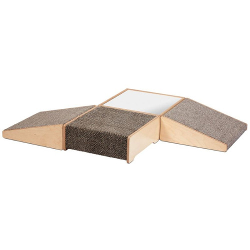 Parcours motricité bois avec miroir