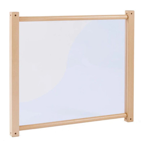 Barrière de séparation transparente