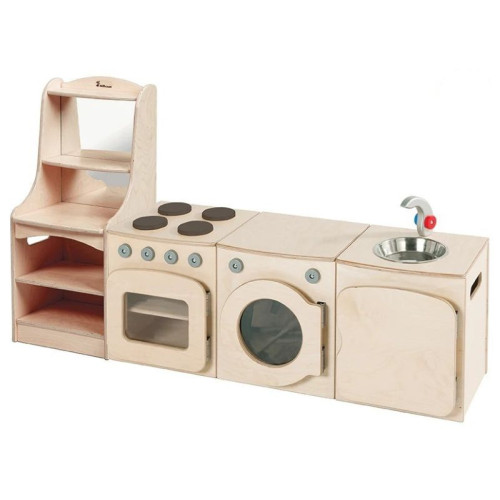 Ensemble cuisine en bois crèche