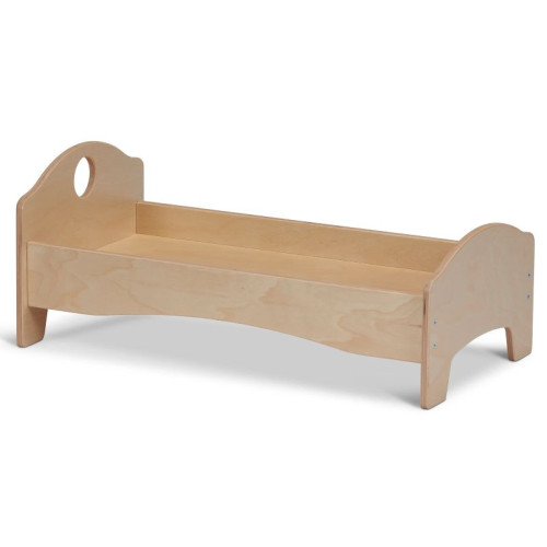 Lit pour poupée en bois