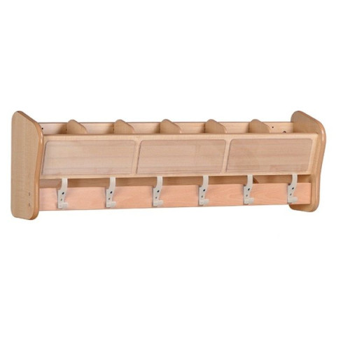 Porte manteau école avec casiers