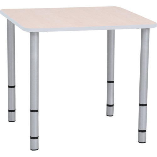 Table enfant carrée réglable - de 40 à 58 cm