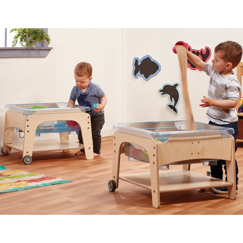 Table jeu eau et sable crèche