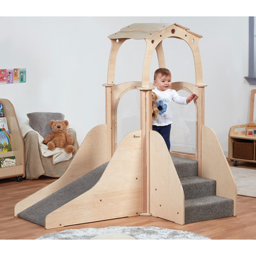Structure motricité bois crèche