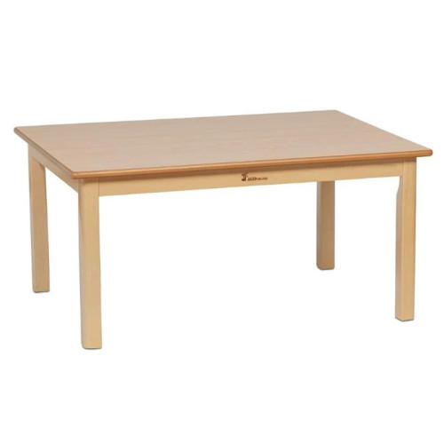 Table rectangle et chaises bois pour enfants