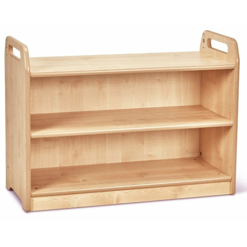 Meuble Montessori avec miroir sécurisé