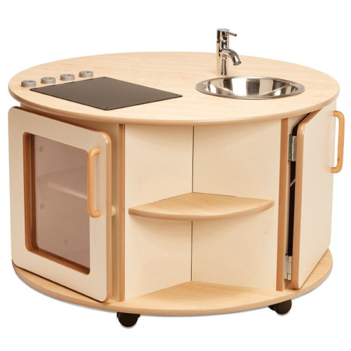 Ilot cuisine en bois