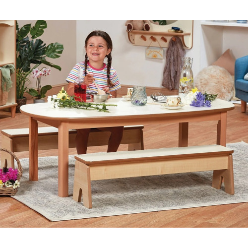 Lot de 2 bancs enfant bois T1
