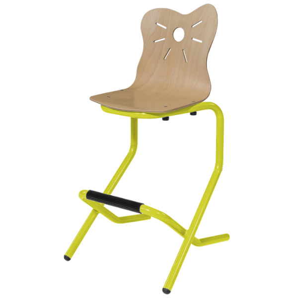 Chaise haute cantine maternelle
