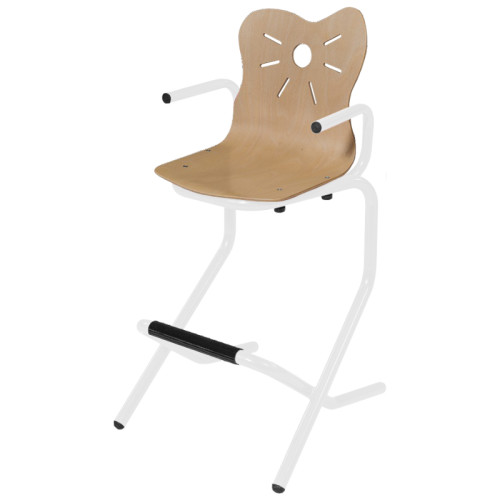 Chaise haute à coque maternelle