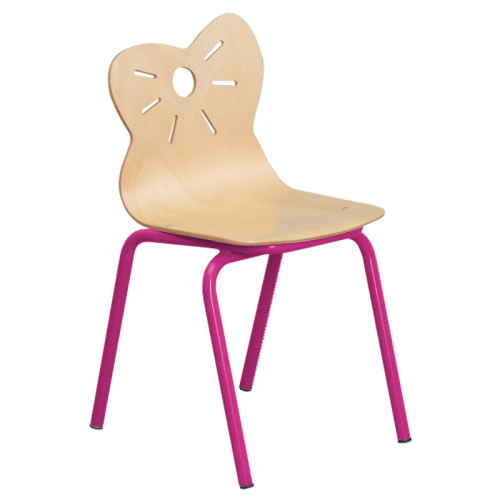 Chaise 4 pieds coque enfant